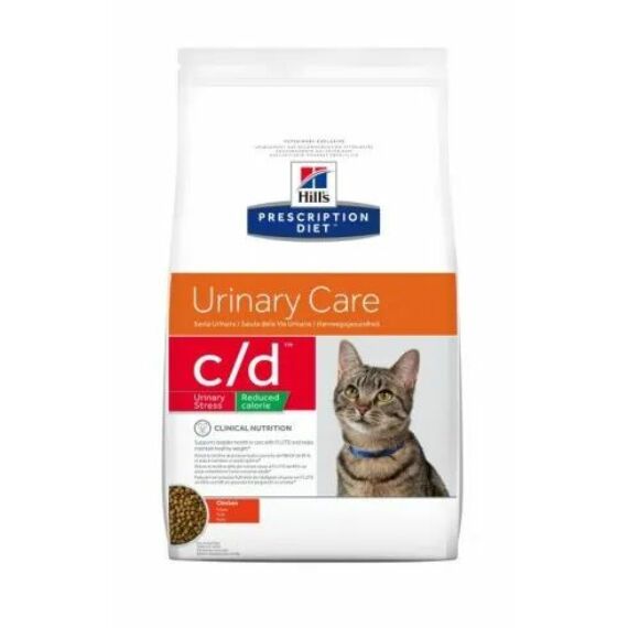 Hills Prescription Diet  Feline C/D Urinary Stress Reduced Calorie 1.5 kg - FIC (idiopatikus húgy