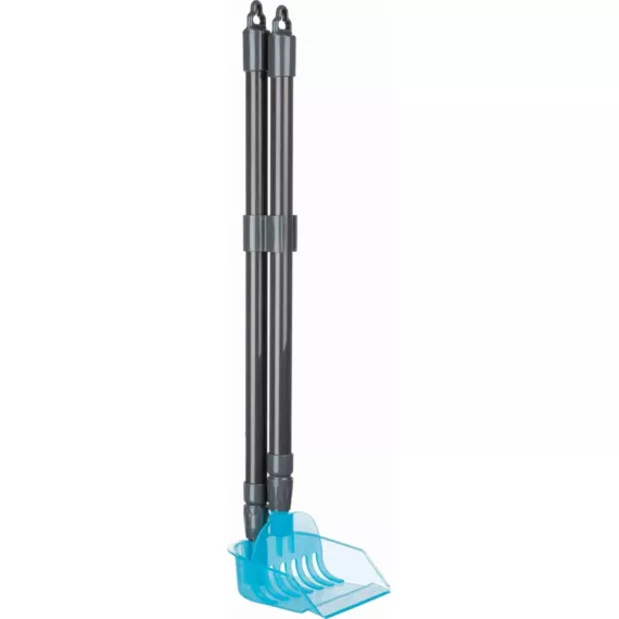 Trixie Ürülék összegyűjtő lapát 60-107cm szürke/kék
