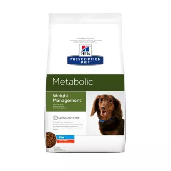 Hills Prescription Diet  Canine Meta Mini 1.5 kg - elhízott és túlsúlyos  kistestű kutyák étrendi