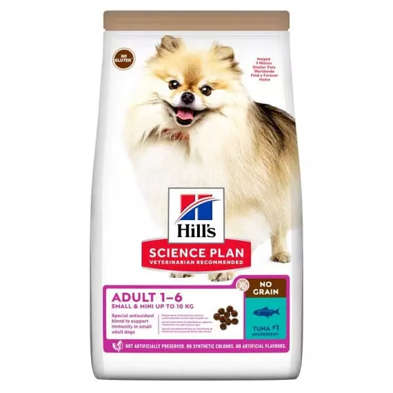 Hills Science Plan Canine Adult Nograin Small&Miniature Tuna 1.5kg