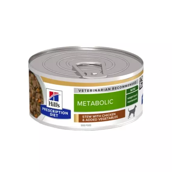 Hills Prescription Diet Canine Metabolic Chicken & Vegetables Stew 156g