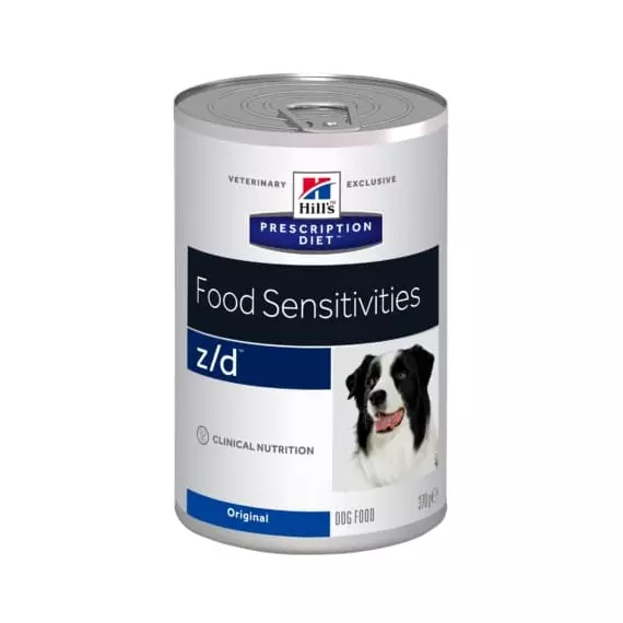 Hills Prescription Diet  Canine Z/D Ultra 370 g - táplálékallergia étrendi kezelése,kimutatása el
