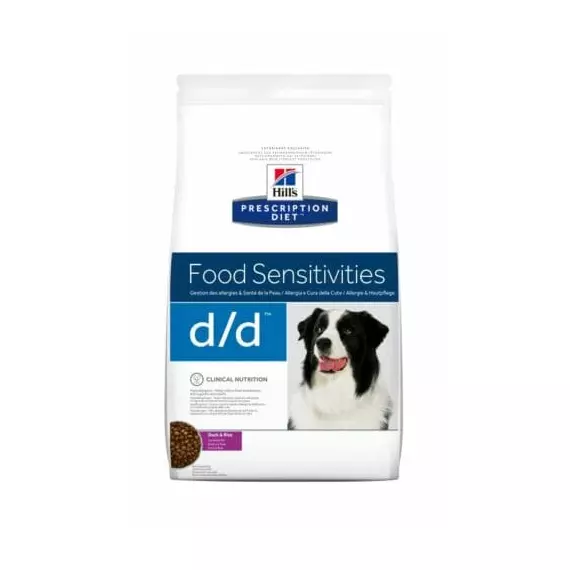 Hills Prescription Diet  Canine D/D Duck & Rice 2 kg - táplálékallergiás reakciók csökkentésére é