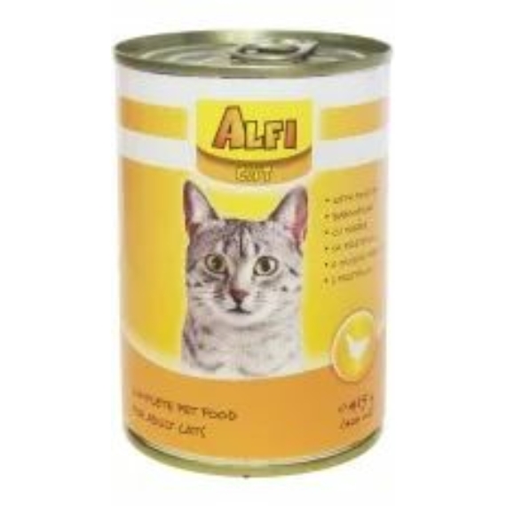 Alfi Cat Konzerv Szárnyas 415g – konzerves macskaeledel