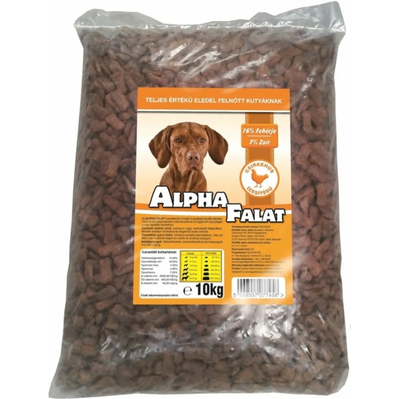 Alpha Falat Csirkés 10kg – száraz kutyatáp