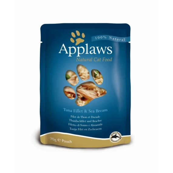 Applaws Cat Alutasak Tonhal+Tengeri Hal 70g – konzerves macskaeledel