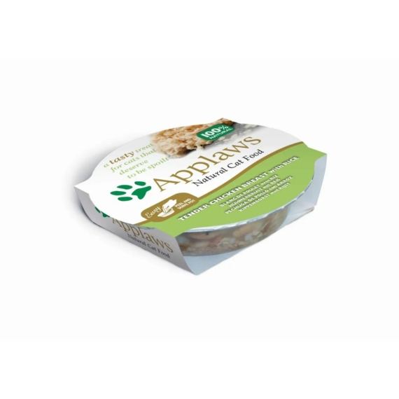 Applaws Cat Pot Csirkemellel És Rizzsel, 60g – konzerves macskaeledel
