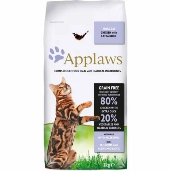 Applaws Cat Száraz Csirke És Kacsa, 2kg – száraz macskatáp