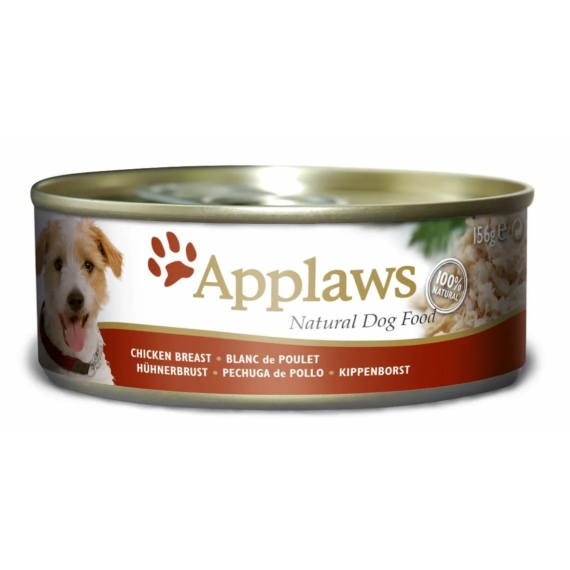 Applaws Dog Konzerv Csirkemell+Rizs 156g – konzerves kutyaeledel