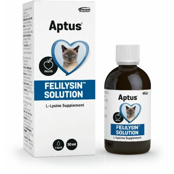 Aptus Felilysin oldat lizin kiegészítő macskák részére 50 ml – táplálékkiegészítő macskáknak