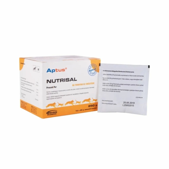 Aptus Nutrisal por 10x25 g – táplálékkiegészítő macskáknak