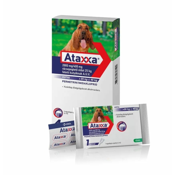 Ataxxa 2000mg/400mg rácsepegtető oldat 25-40kg 1x