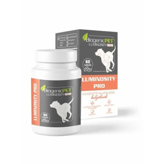 Biogenicpet LuminosityPro tabletta kutyáknak 60x – táplálékkiegészítő kutyáknak
