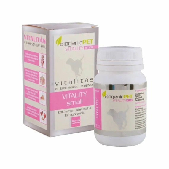 Biogenicpet Vitality Small – táplálékkiegészítő kutyáknak