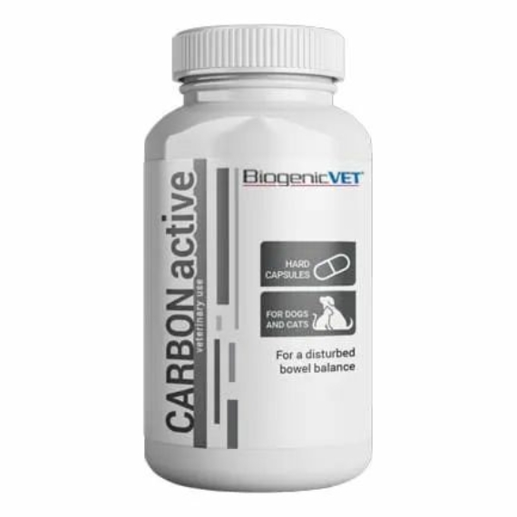BiogenicVet Carbon Active kapszula 20x – táplálékkiegészítő kutyáknak
