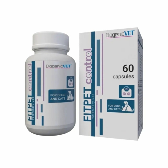 BiogenicVet Fitpet Control 60x kapszula – táplálékkiegészítő kutyáknak