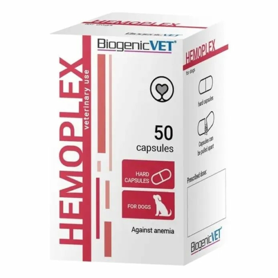 BiogenicVet Hemoplex kapszula 50x – táplálékkiegészítő kutyáknak