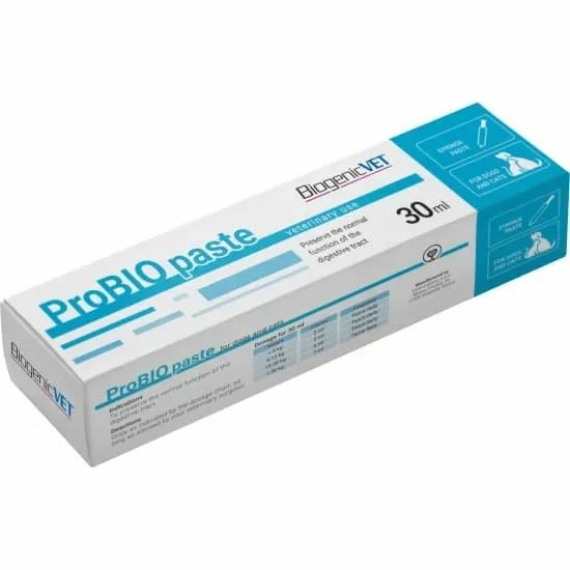 BiogenicVet ProBio paszta 30 ml – táplálékkiegészítő kutyáknak