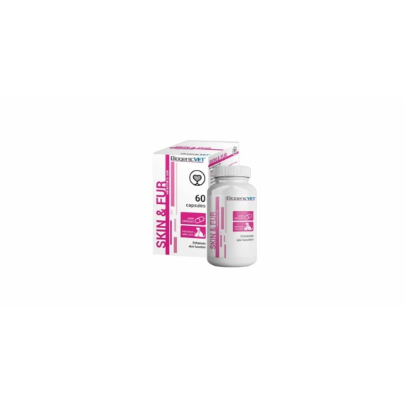 BiogenicVet Skin&Fur kapszula 60x – táplálékkiegészítő kutyáknak
