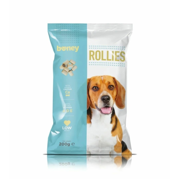Boney Jutalomfalat Rollies 200g – jutalomfalat kutyáknak