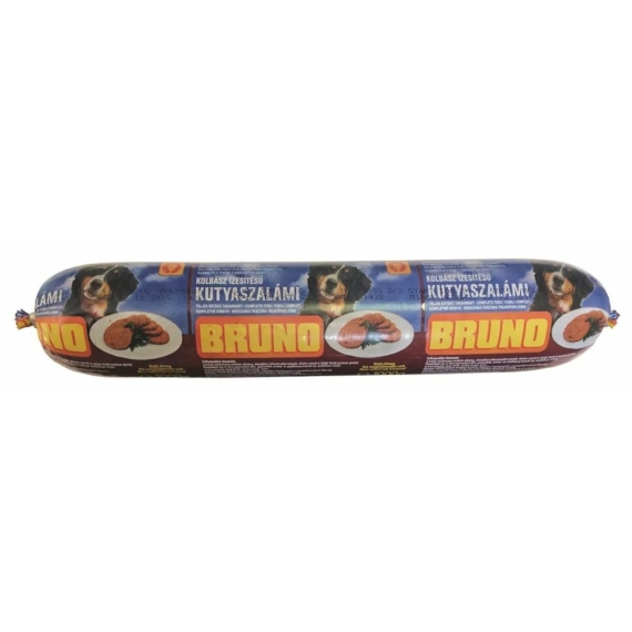 Bruno Kolbász Ízesítésű Kutya szalámi 1kg – konzerves kutyaeledel