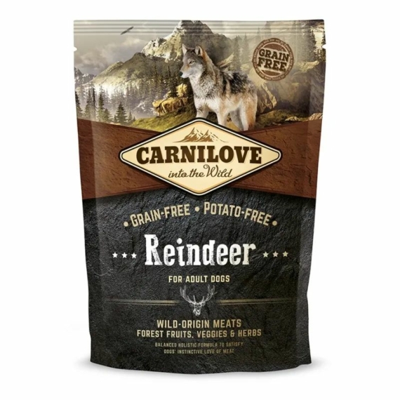Carnilove Adult Reindeer- Rénszarvas Hússal 1,5kg – száraz kutyatáp
