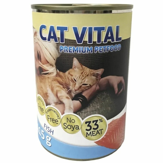 Cat Vital konzerv hal 415gr – konzerves macskaeledel