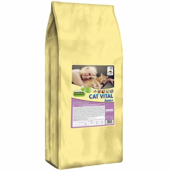 Cat Vital Sterilized 10kg – száraz macskatáp