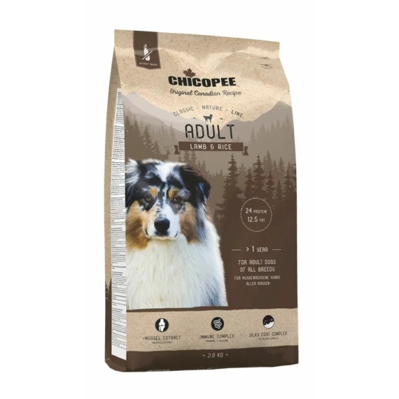 Chicopee CNL Adult Lamb & Rice 2kg – száraz kutyatáp