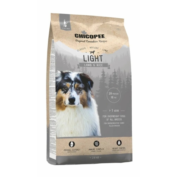 Chicopee CNL Light Lamb & Rice 2kg – száraz kutyatáp