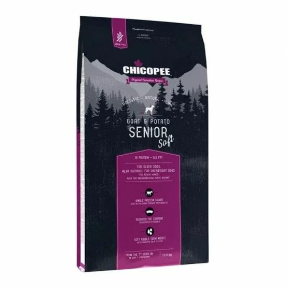 Chicopee HNL Soft Senior Goat-Potato kutyatáp 12kg – száraz kutyatáp