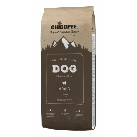 Chicopee Pro-Nature Line Adult 20kg – száraz kutyatáp
