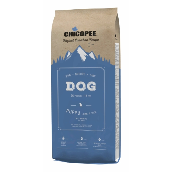 Chicopee Pro-Nature Line Puppy Lamb&Rice 20kg – száraz kutyatáp