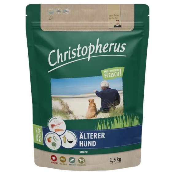 Christopherus Dog Senior 1,5kg – száraz kutyatáp