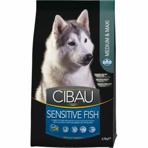 Cibau Sensitive Fish Medium/Maxi 2,5kg – száraz kutyatáp