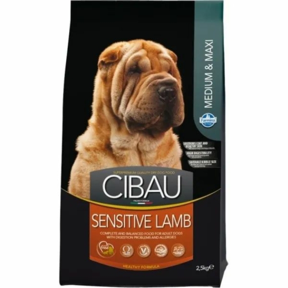 Cibau Sensitive Lamb Medium/Maxi 2,5kg – száraz kutyatáp
