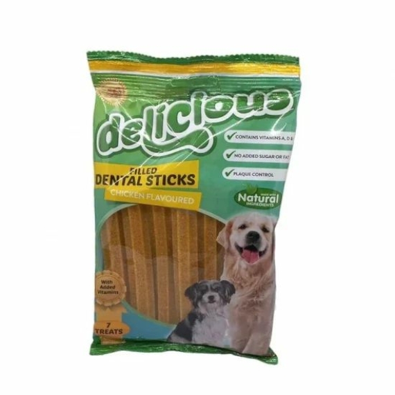 Delicious Jutalomfalat Kutyáknak Filled Dental Roll Dog Treat 200g – jutalomfalat kutyáknak
