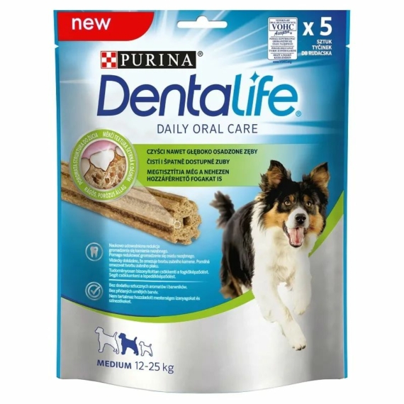 Dentalife Medium 115g – jutalomfalat kutyáknak