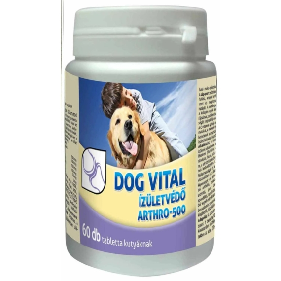 Dog Vital Arthro-500 Izületvédő 60db – táplálékkiegészítő kutyáknak