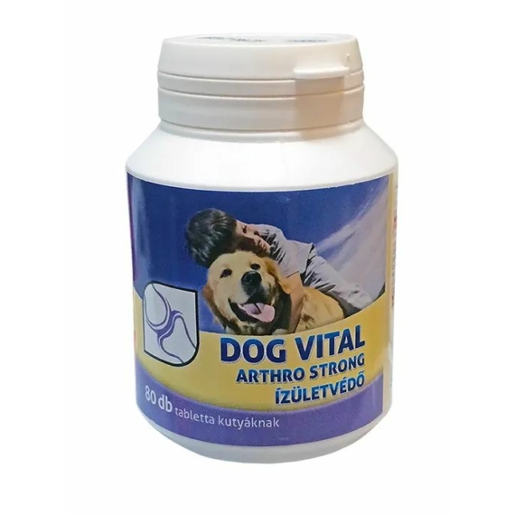 Dog Vital Arthro Strong ízületvédő tabletta 80db – táplálékkiegészítő kutyáknak