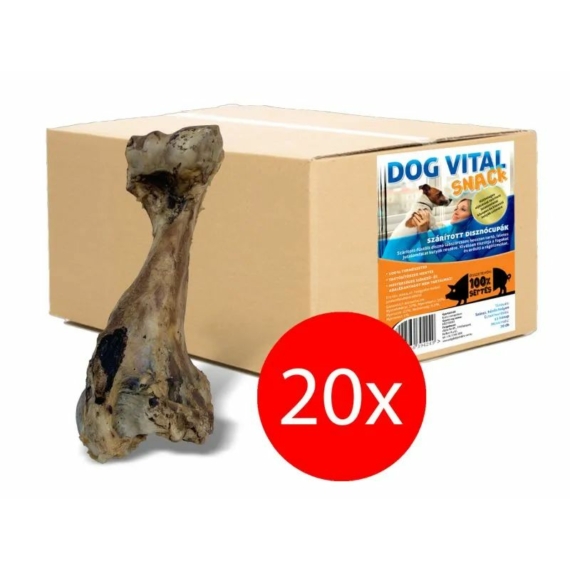 Dog Vital Disznócupák 20db/karton – jutalomfalat kutyáknak