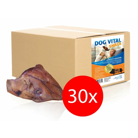Dog Vital Disznófül 30db/karton – jutalomfalat kutyáknak