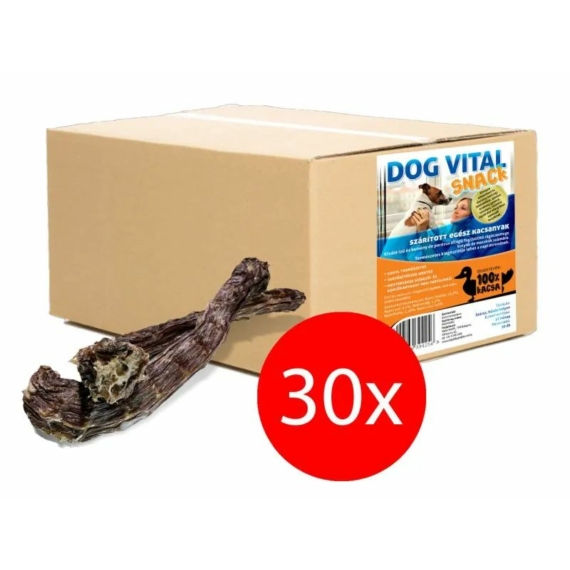 Dog Vital Szárított Kacsanyak 30db/karton – jutalomfalat kutyáknak