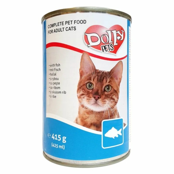 Dolly Cat Konzerv Hal 415g – konzerves macskaeledel