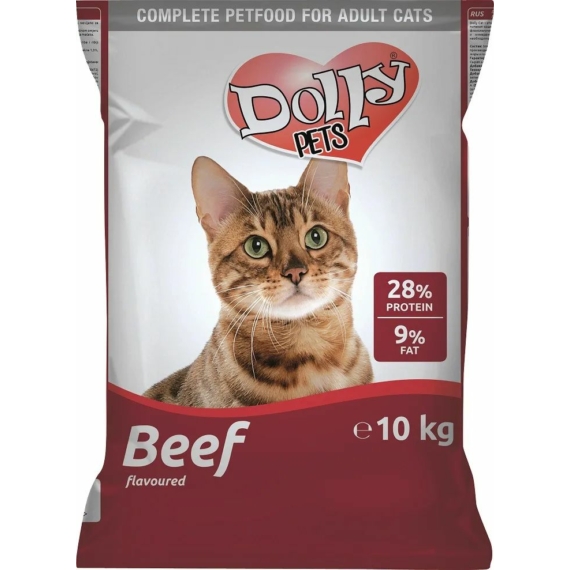 Dolly Cat Száraz Marha 10kg – száraz macskatáp