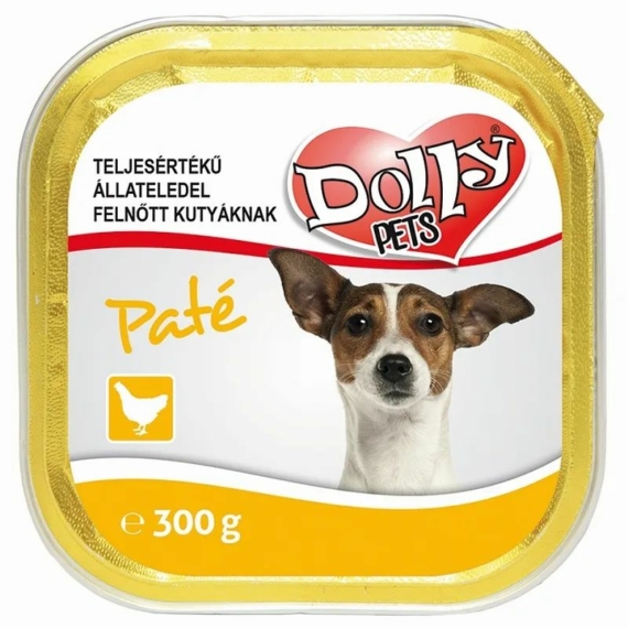 Dolly Dog Alutálka Baromfi 300gr – konzerves kutyaeledel