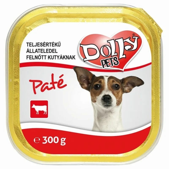 Dolly Dog Alutálka Marhás 300gr – konzerves kutyaeledel