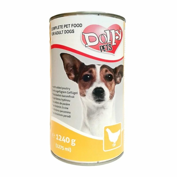 Dolly Dog Konzerv Baromfi 1240g – konzerves kutyaeledel