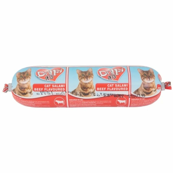 Dolly macska szalámi marha 400gr – konzerves macskaeledel