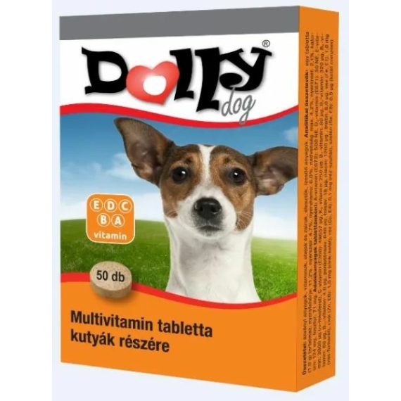 Dolly Multivitamin Kutyának 50db/Doboz – táplálékkiegészítő kutyáknak